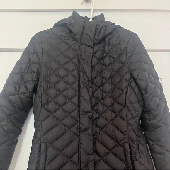 The North Face Diamond Quilted Transit Parka Black Small - Picture 4 of 15